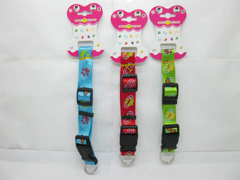 6Pcs Dogs Collars 2.5cm Wide w/Side Release Buckles Mixed - Click Image to Close