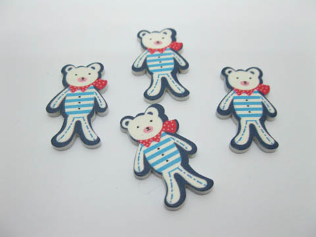 98 Bear Craft Embellishment Scrapbooking 36x22mm - Blue 98 Bear Craft Embellishment Scrapbooking 36x22mm - Blue
