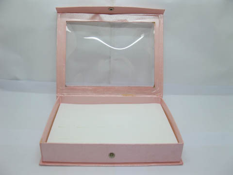 10X Pink Ring Display Case/Tray Hold 24 Rings dis-r-ch69 - Click Image to Close