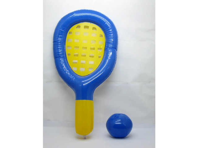 12Sets Inflatable Tennis Racket with Ball Beach Toys