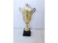 1X Metal Golden Plated Trophy Novelty Achievement Award 62cm Hig 1X Metal Golden Plated Trophy Novelty Achievement Award 62cm Hig