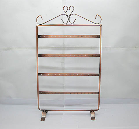 1X Copper 4-Layer Earring Display Rack Holder 32 Pairs - Click Image to Close