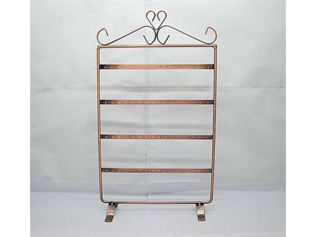 1X Copper 4-Layer Earring Display Rack Holder 32 Pairs - Click Image to Close