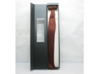 20Pcs New Long Straight Hair Extensions 42cm Long - Wine Red