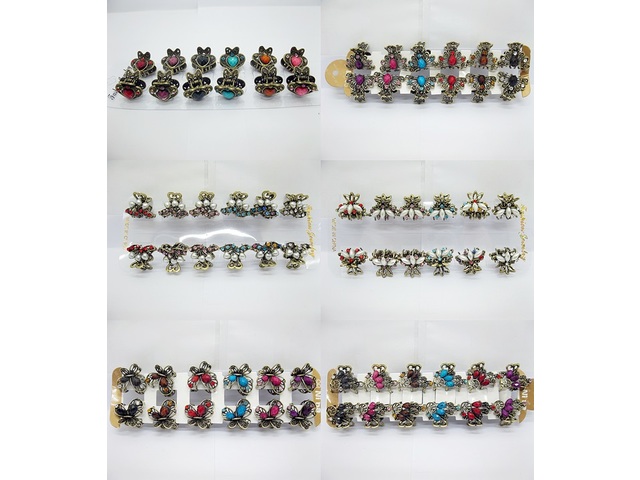 48 Chic New Mini Hair Clip Barrette Assorted