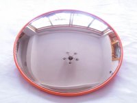 1X New Red 45cm Indoor Convex Security Safety Mirror