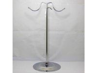 1Pc Freestanding 2-Hook Bag Display Rack Stands