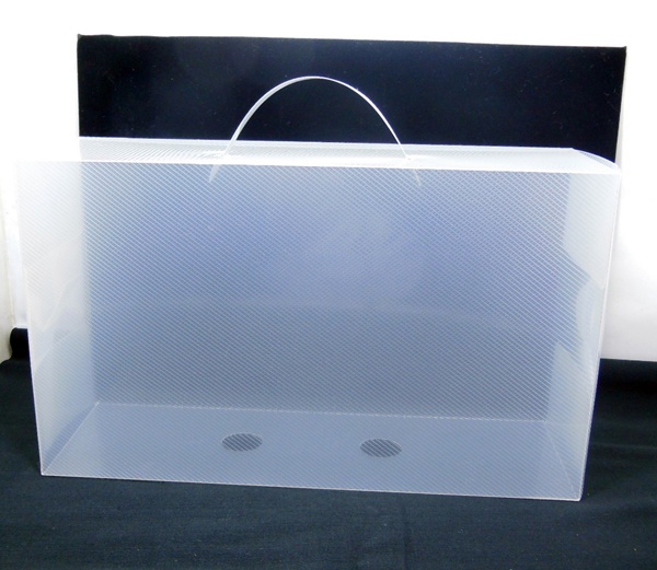 100X Transparent Clear Plastic Shoe Box Shoe Case Wholesale - Click Image to Close