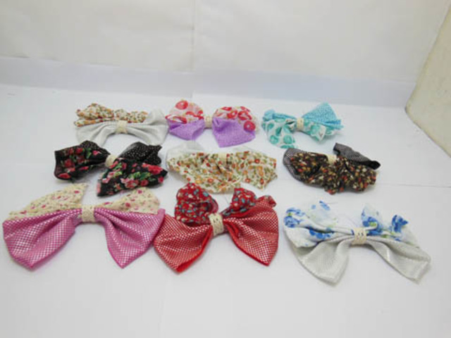 100 Bowknot Bow Tie Decorative Applique Embellishment Assorted - Click Image to Close