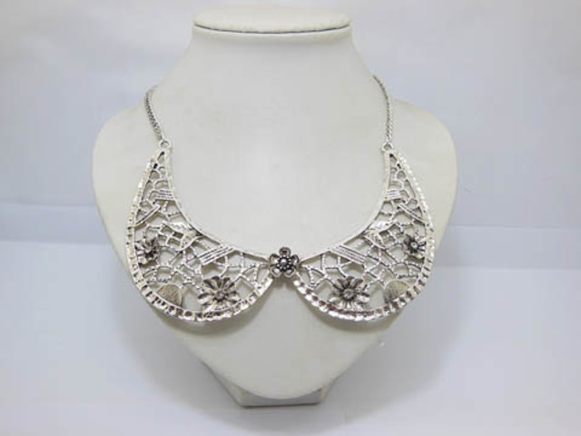 6X Fashion Women's Hollow Out Flower Collar Bib Necklace