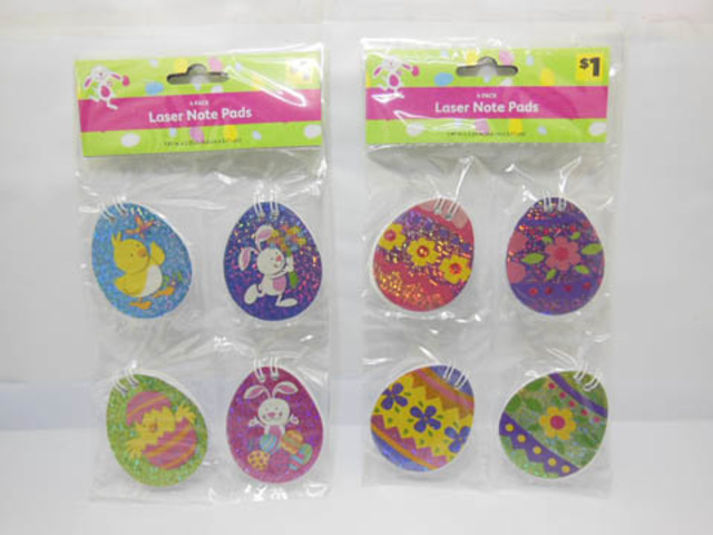 48 Easter Day Egg Shaped Notebooks Notepads Assorted
