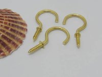98 Screw Cup Hook Eye for Curtain Thread 36x18mm