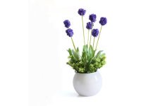 6Bundle X 5Pcs Artificial Purple Lavender Flower Ball Home D¨¦co