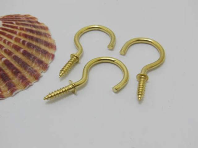 2x50 Screw Cup Hook Eye for Curtain Thread 45x23mm