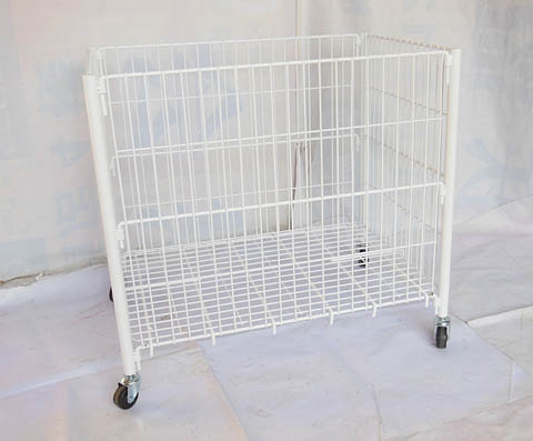 New Movable Trolley Washing Basket Sundries Storage Container - Click Image to Close