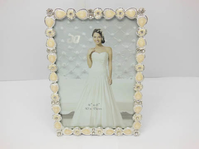 1X European Elegant Wedding Photo Frame - Rectangle