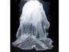 1X New White Wedding Bridal Veil - Bowknot & Flower Edge 1X New White Wedding Bridal Veil - Bowknot & Flower Edge
