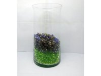 12X Clear Glass Table Flower Vase Wedding Favor 155x295mm 12X Clear Glass Table Flower Vase Wedding Favor 155x295mm