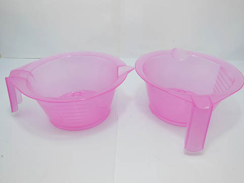 10X Pink Hairdressing Tint Bowl - Click Image to Close