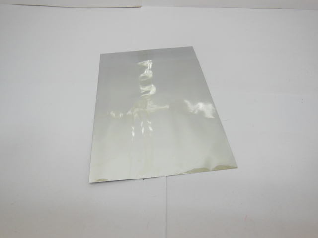 100Pcs Metallic Sliver Adhesive Plastic Bag Privacy Bag 15x10cm