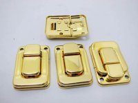 20X Golden Plated Metal Boxes Case Toggle Catch Latch