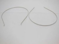 50 Armor Plate Head Hoop Base Finding 3mm
