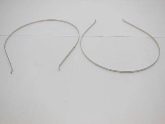 50 Armor Plate Head Hoop Base Finding 3mm