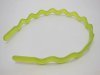 3x12Pcs Frosted Green Hairbands Craft for DIY 10mm 3x12Pcs Frosted Green Hairbands Craft for DIY 10mm