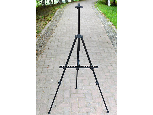 1X Artist Black Aluminum Folding Easel + Carrying Case 1X Artist Black Aluminum Folding Easel + Carrying Case