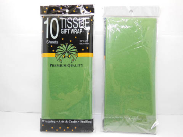 100Sheets Xmas Green Tissue Paper Gift Wrap Wrapping