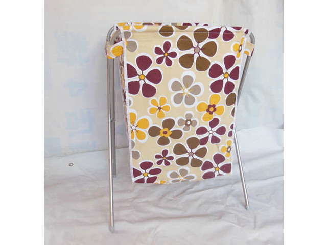 1X Metal Frame Folding Flower Storage Laundry Basket 65cm High 1X Metal Frame Folding Flower Storage Laundry Basket 65cm High