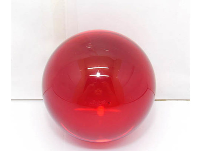 1X 80mm Red Crystal Sphere Balls - Click Image to Close