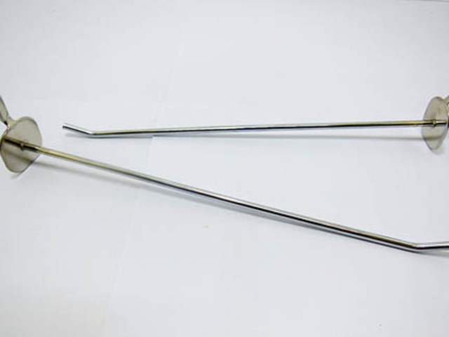 20 Metal Apple Pegboard Mesh Hooks 19.5cm long