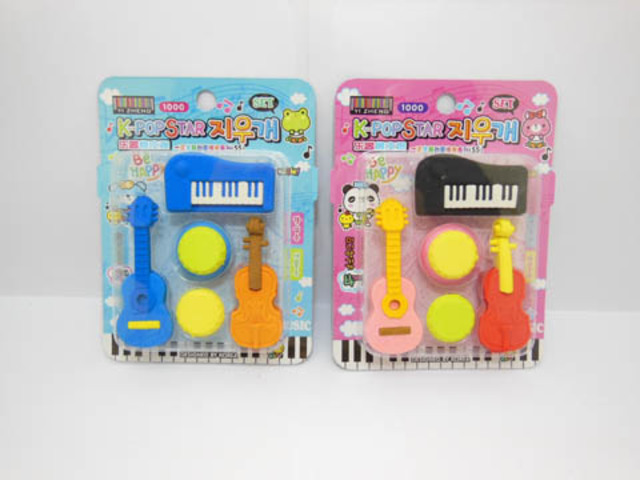 16Sheet x 5Pcs Musical Instrument Eraser 16Sheet x 5Pcs Musical Instrument Eraser