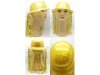 12 Golden Tinsel Hat Glitter Costume Prop Party Favor