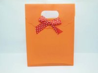 12Pcs New Orange Gift Bag for Wedding 16.3x12cm