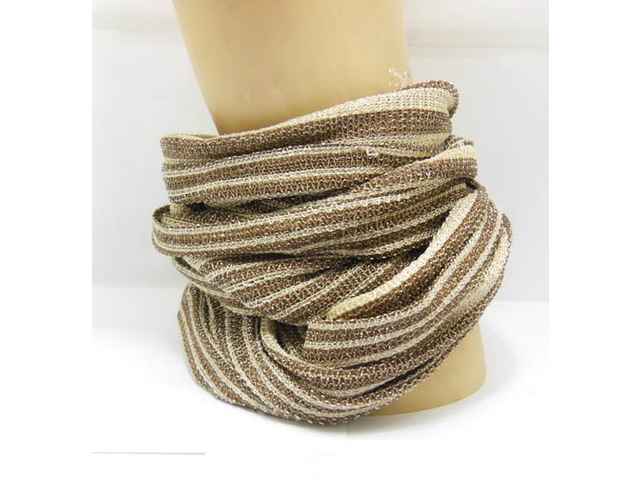 10 New Lady's Striped Scarves Assorted 10 New Lady's Striped Scarves Assorted