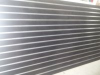 1X Slatwall Panels 14 Aluminum Channel Inserts:122x244cm - Black