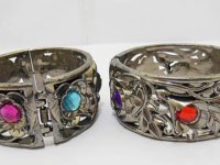 12X New Victorian Flower Bracelets Bangle 35mm Wide