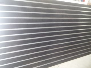 1X Slatwall Panels 14 Aluminum Channel Inserts:122x244cm - Black