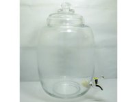 1X Apothecary Drink Beverages Dispenser Jar with Tap 40cm High