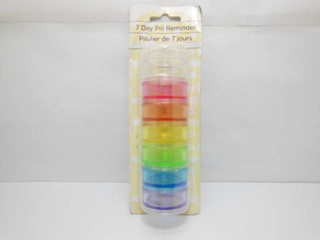 4Sets 7 Days Medicine Pill Drug Storage Box 4Sets 7 Days Medicine Pill Drug Storage Box