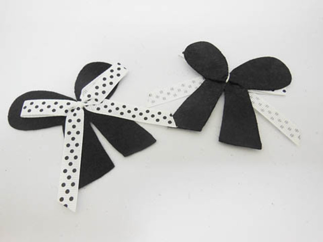 200Pcs Hand Craft Bowknot Embellishment White Ribbon 200Pcs Hand Craft Bowknot Embellishment White Ribbon