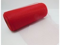 1Roll X 25Yds Tulle Spool 15cm Wedding Gift Bow Craft - Red