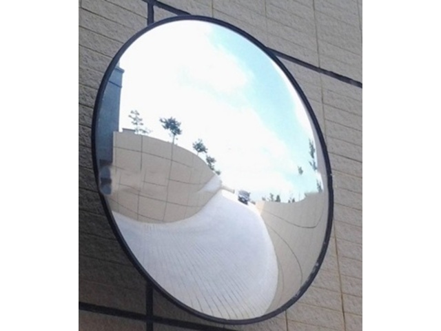 1X New Black 80cm Indoor Convex Security Safety Mirror