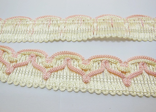 1Sheet X 16Meters Braid Trim Embellishments 24mm Wide - Pink - Click Image to Close
