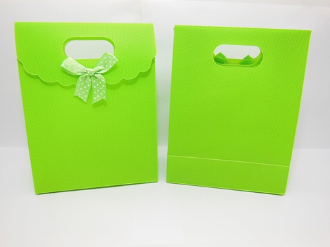 12Pcs New Green Gift Bag for Wedding 16.3x12.3cm - Click Image to Close