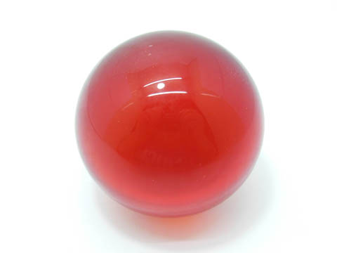 1 Pcs 60mm Red Crystal Sphere Ball without Base - Click Image to Close