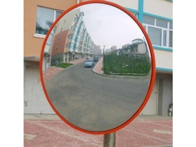 1X New Red 80cm Indoor Convex Security Safety Mirror 1X New Red 80cm Indoor Convex Security Safety Mirror