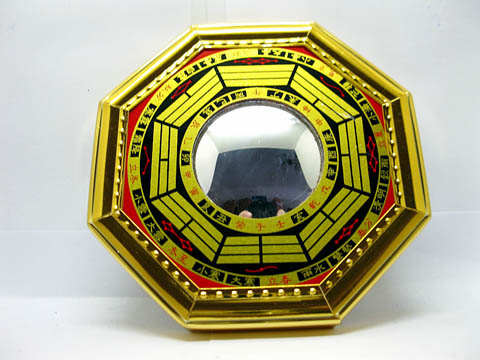 2x1Pcs New Fengshui Bagua Mirror Chinese Oriental Hanging - Click Image to Close